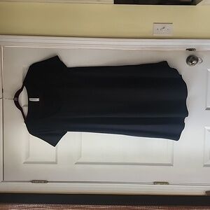 Casual soft black dress